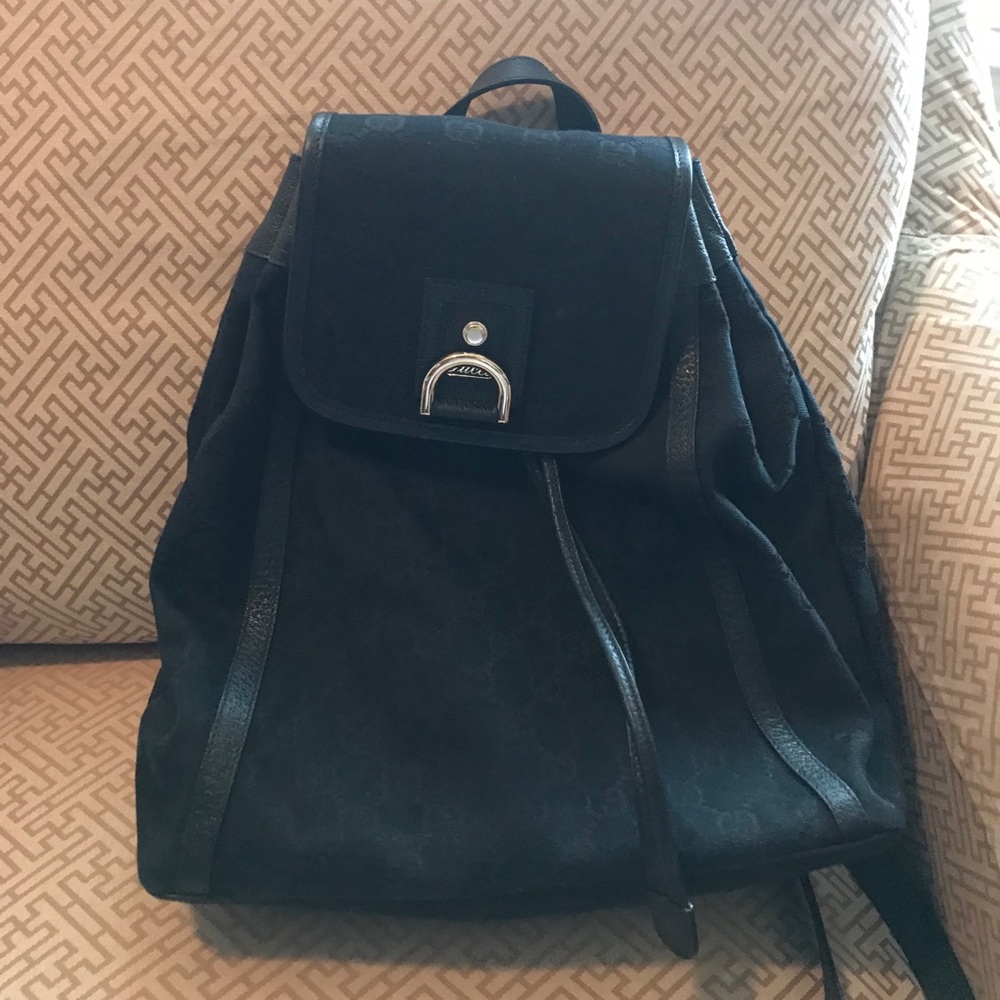 Gucci Black Backpack - Picture 1 of 2